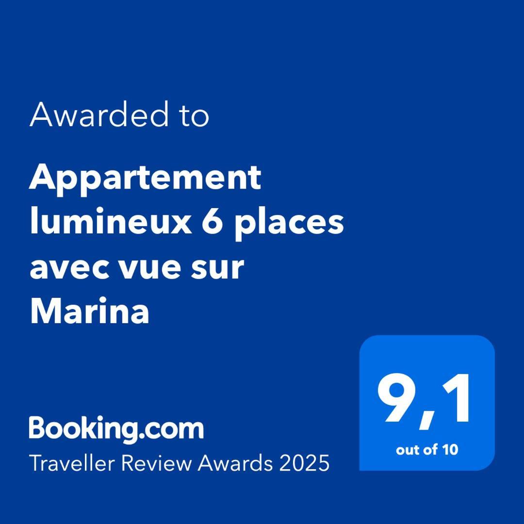 Lumineux 6 Places Avec Vue Sur Marina Apartment *